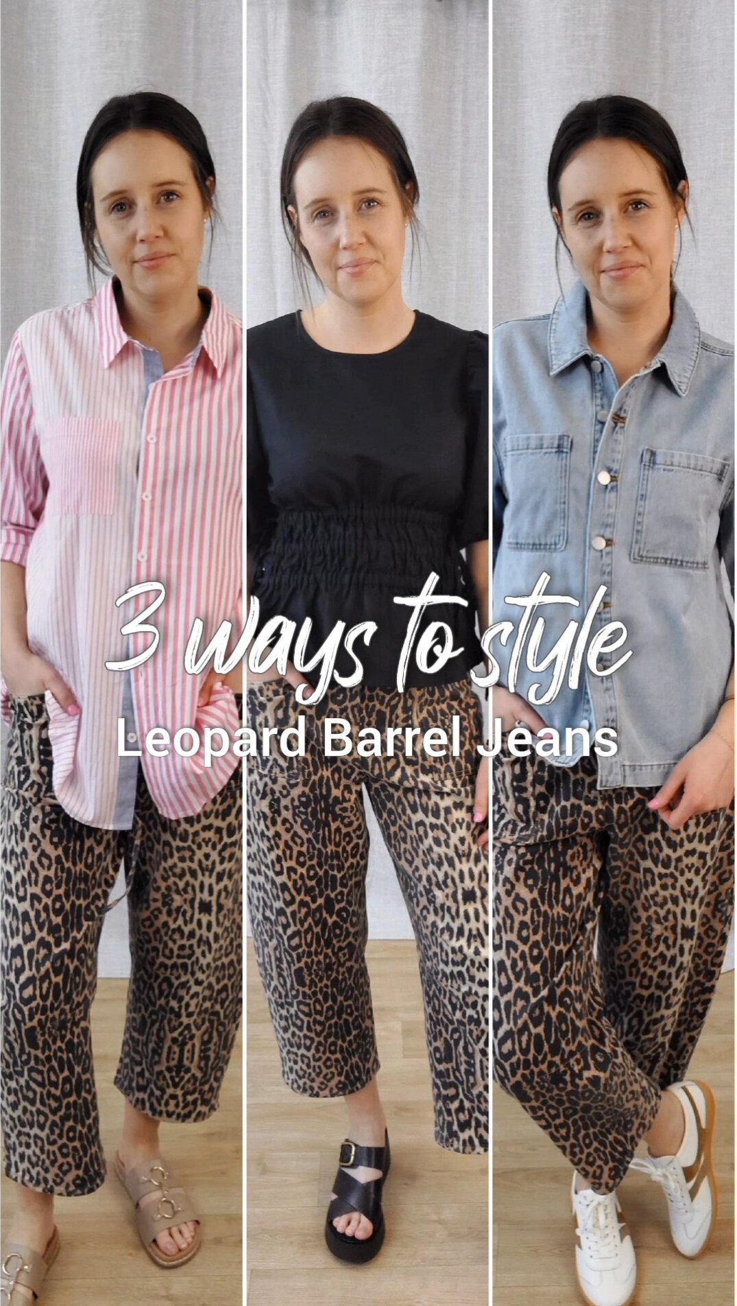 Leopard barrels 3 ways